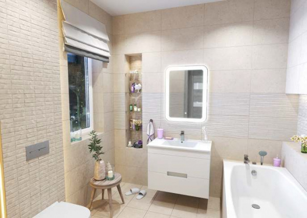 Керамическая плитка настенная Cube Ceramica Prado Gray 30*60