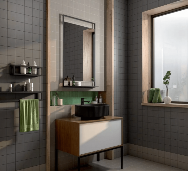 Керамогранит Kerama Marazzi Агуста серый светлый натуральный 9,8х9,8, 1329S