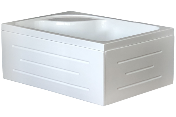 Душевая кабина Royal Bath 100х80х200, прозрачное стекло, белый профиль,  правый, RB 8100ВP-T-R