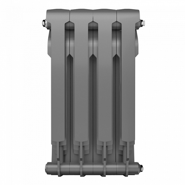 Радиатор биметаллический Royal Thermo BiLiner 500 /Silver Satin - 4 секции, серебристый, RTBSS50004