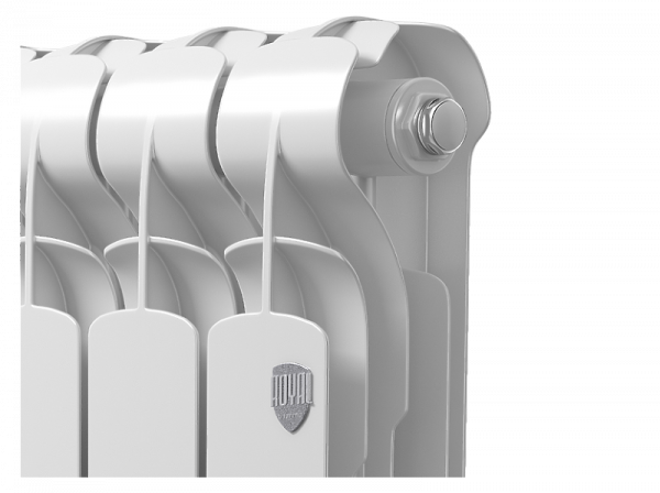 Радиатор алюминиевый Royal Thermo Indigo 500 2.0 - 8 секций, белый, RTI250008