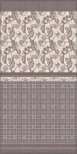 Плитка настенная Kerama Marazzi Трокадеро 25х40 коричневый 6344