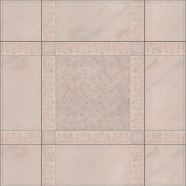 Kerama Marazzi Декор Флораль 40,2x40,2 AD\A450\SG1608