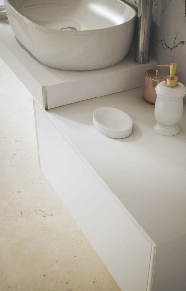 Консоль подвесная Cezares TAVOLONE 60x43x8, 41784 Bianco Opaco