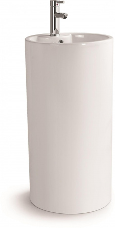 Раковина SantiLine 460*440*820, напольная (моноблок), белый, SL-4003