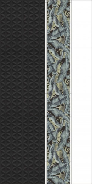 Карандаш Kerama Marazzi Диагональ белый 25x2, PFB007R