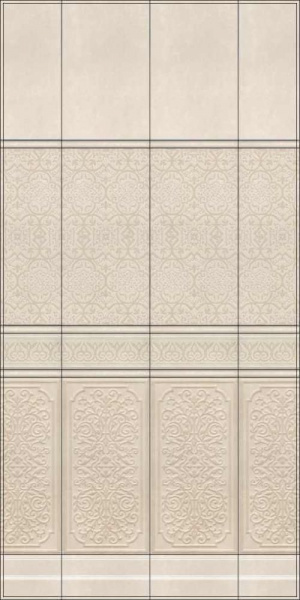Бордюр Kerama Marazzi Линарес декорированный 30x12, BDA016R
