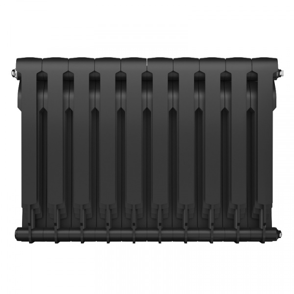 Радиатор биметаллический Royal Thermo BiLiner 500 /Noir Sable - 8 секций, черный графитовый, RTBNS50
