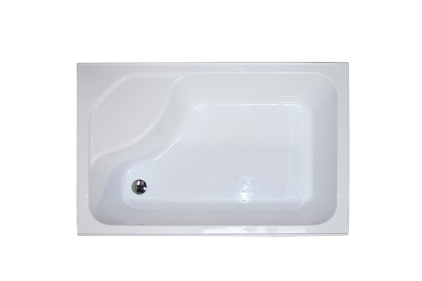 Душевая кабина Royal Bath 100х80х200, прозрачное стекло, белый профиль,  левый, RB 8100ВP-T-L
