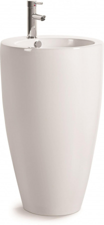 Раковина SantiLine 500*500*840, напольная (моноблок), белый, SL-4004
