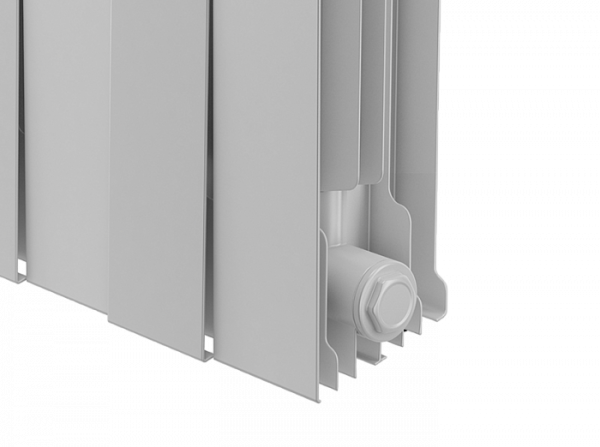 Радиатор биметаллический Royal Thermo PianoForte 300 /Bianco Traffico - 8 секций, белый, RTPBT30008