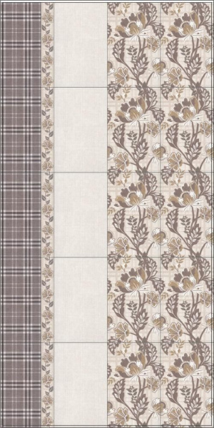 Бордюр Kerama Marazzi 25х5,5 Багет Трокадеро коричневый BLE004