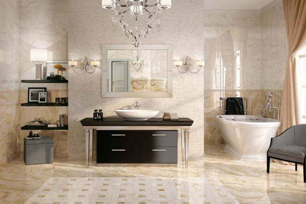 Керамогранит Atlas Concorde Supernova Onyx Honey Amber Ret. 60х60х1