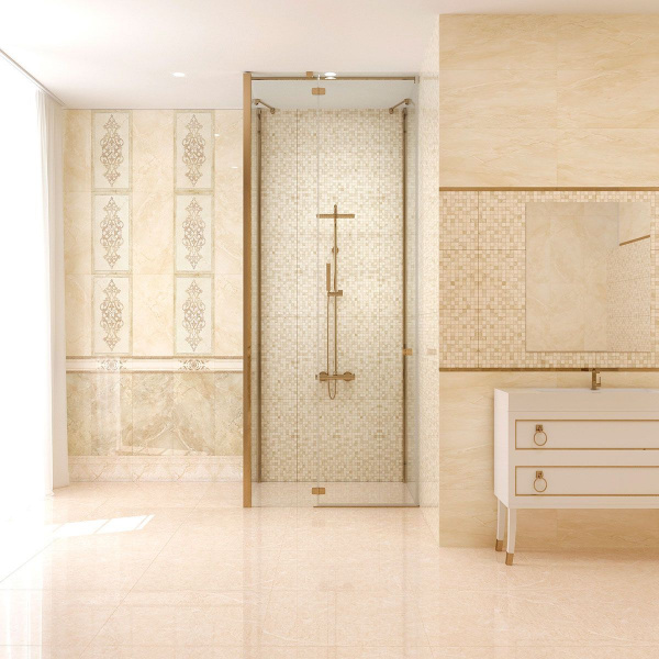 Керамическая плитка настенная Eurotile Ceramica Римини бежевая 30*60