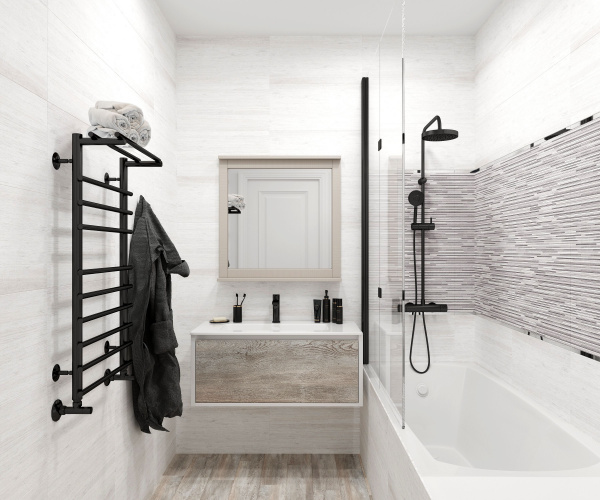 Керамическая плитка настенная Eurotile Ceramica Beresta white 30*60