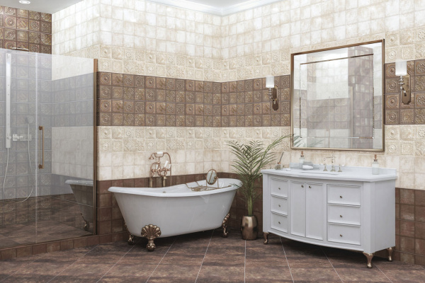 Декор Azori IDALGO TOLEDO DARK DECOR 31,5*63 1с, 587232001