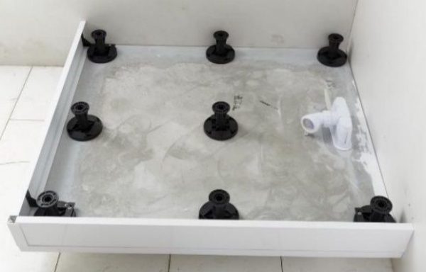 Душевой поддон Cezares 100*100*3 см, белый,  TRAY-AS-A-100-30-W