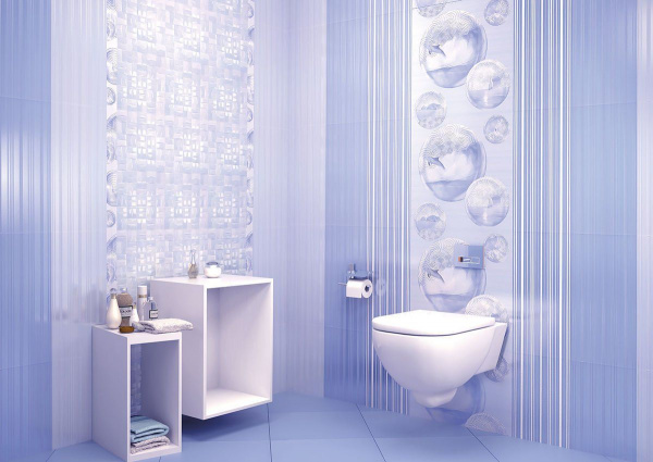 Керамическая плитка настенная AltaCera Твист синий / Twist Azul 249*500, WT9TWS03