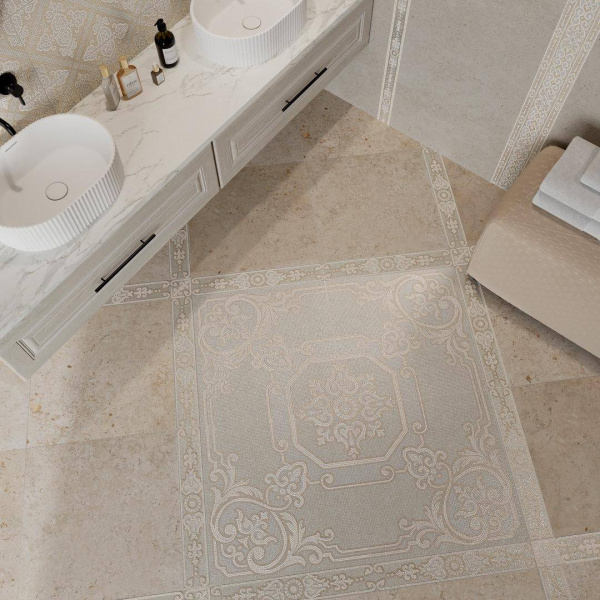 Бордюр Kerama Marazzi Карму бежевый мат 30х9,6, 11210R\4