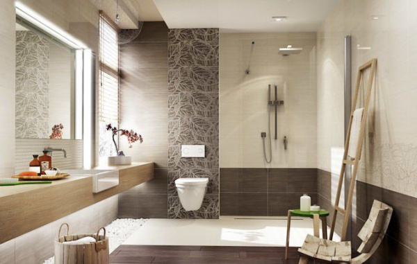 Декор Антонэлла Графит бордюр Листва, 7*60
