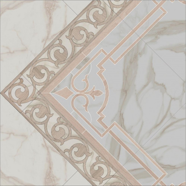 Бордюр напольный Kerama Marazzi Милан Карелли наборный 60x15,5x11, ID122