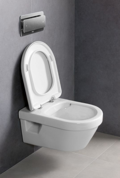 Унитаз подвесной Villeroy&Boch Omnia Architectura, безободковый, с крышкой микролифт, 5684HR01