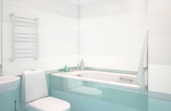 Бордюр AltaCera Лакшери Селеста / Luxury Celeste голубой 67x500 BW0LXR06