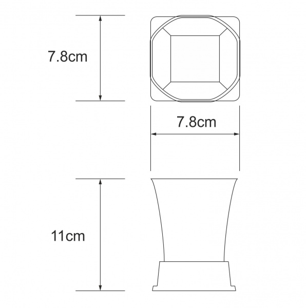 Стакан WasserKRAFT K-5500, K-5528