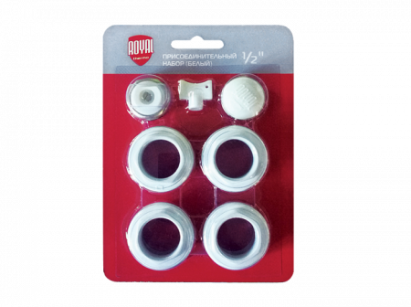 Набор присоединительный Royal Thermo 1/2'' white, RT02.1