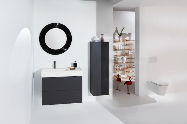 Унитаз подвесной Laufen Kartell by, безободковый, без сиденья, белый, 8.2033.7.000.000.1