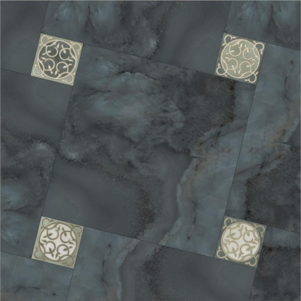 Керамическая плитка напольная Kerama Marazzi Милан Джардини 60x60 серый темный, SG642402R