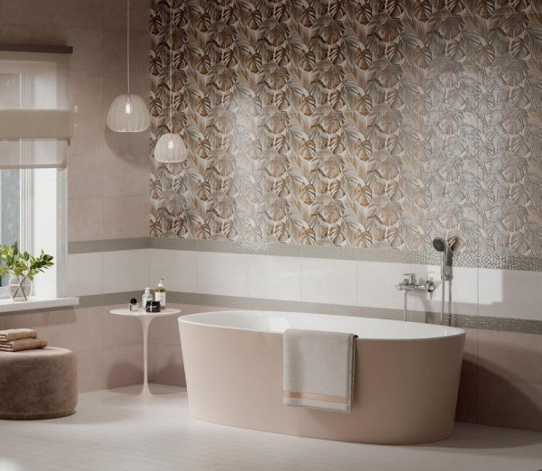 Декор Kerama Marazzi Левада мозаичный серый светлый глянц 25х40, MM6415