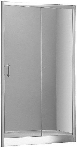 Душевая дверь Aquanet Alfa NAA6121 120, прозрачное стекло