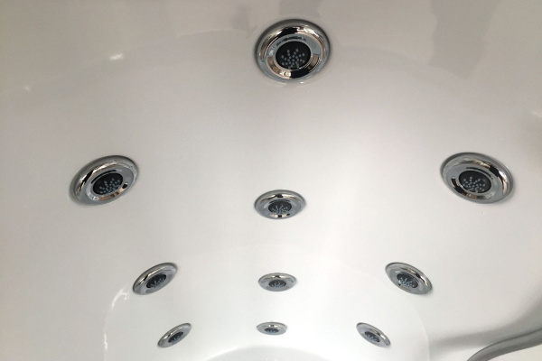 Гидромассажный бокс Royal Bath 170х100х225, прозрачное стекло, белый профиль, правая, RB 170ALP-T-R