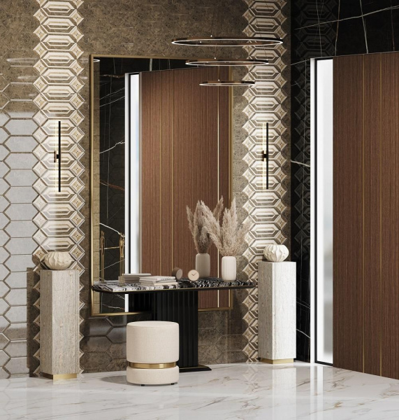 Декор Kerama Marazzi Бикуш глянц 14х34, HGD\A473\35003