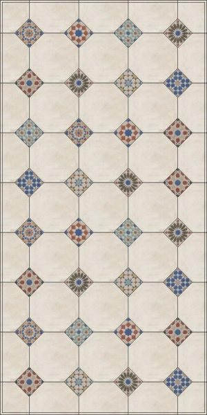 Плитка керамическая напольная Kerama Marazzi Паласио 9,9x9,9, VT\A62\1266