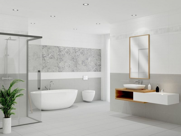 Керамическая плитка настенная Eletto Ceramica IDILIO GREY FANTASIA 24,2*70,0 1с, 507511101