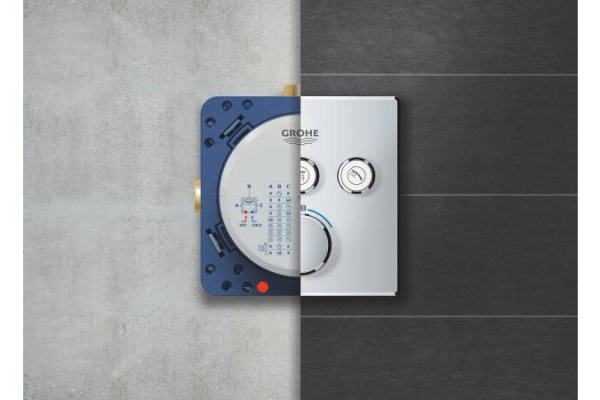 Универсальная встраиваемая часть Grohe  Rapido SmartBox для вентилей, смесителей и термостатических